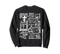 Jesus All Over Bible (READ For God so Loved the World ) Sweatshirt