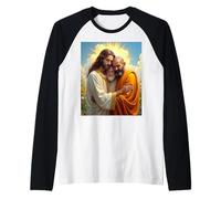 Jesus, Allah, and Buddha: A Symbol of Peace and Unity Raglan Baseball Tee