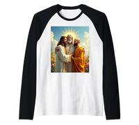 Jesus, Allah, and Buddha: A Symbol of Peace and Unity Raglan Baseball Tee