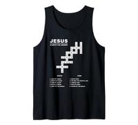 Jesus, Always The Answer - Christian Faith Crossword Puzzle Tank Top
