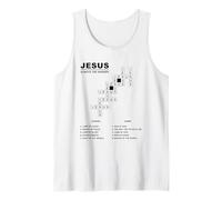 Jesus, Always The Answer - Christian Faith Crossword Puzzle Tank Top