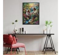 Jesus And Child 500 Piece Jigsaw Puzzle for Adults Animal Pets Jigsaw Living Room Decor Highlight Brainteaser Perfect Holiday Present Relaxation Tool 500 PCS