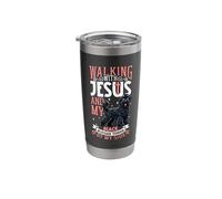 Jesus and Dog - Black Russian Terrier Stainless Steel Insulated Tumbler