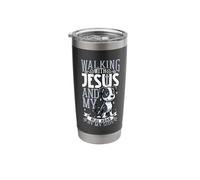 Jesus and Dog - Bull Arab Stainless Steel Insulated Tumbler