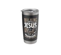 Jesus and Dog - Dutch Shepherd Stainless Steel Insulated Tumbler