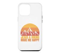 Jesus and Hiking Make Me Happy Fun for Unisex Hikers Case for iPhone 12 Pro Max
