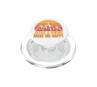 Jesus and Hiking Make Me Happy Fun for Unisex Hikers PopSockets PopGrip for MagSafe
