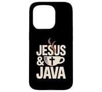 Jesus And Java Inspiring Coffee Lovers Case for iPhone 15 Pro