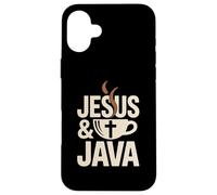 Jesus And Java Inspiring Coffee Lovers Case for iPhone 16 Plus
