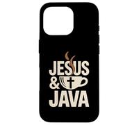Jesus And Java Inspiring Coffee Lovers Case for iPhone 16 Pro