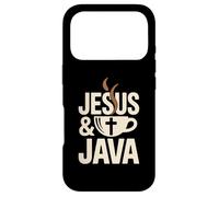Jesus And Java Inspiring Coffee Lovers Case for iPhone 17 Pro
