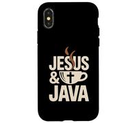 Jesus And Java Inspiring Coffee Lovers Case for iPhone X/XS