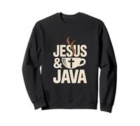 Jesus And Java Inspiring Coffee Lovers Sweatshirt
