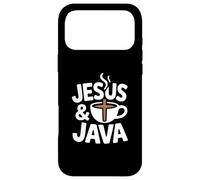 Jesus And Java Religious Coffee Lover Case for iPhone 17 Pro Max