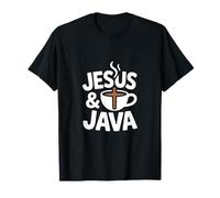Jesus and Java Religious Coffee Lover T-Shirt