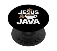 Jesus And Java Spiritual Morning Blend PopSockets Adhesive PopGrip