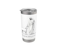 Jesus and Lamb He Left The 99 to Find Me Stainless Steel Insulated Tumbler