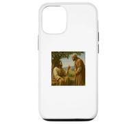 Jesus and Nathanael Under Fig Tree John 1:48 Biblical Scene Case for iPhone 12/12 Pro