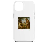 Jesus and Nathanael Under Fig Tree John 1:48 Biblical Scene Case for iPhone 13