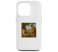 Jesus and Nathanael Under Fig Tree John 1:48 Biblical Scene Case for iPhone 13 Pro