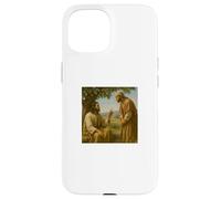 Jesus and Nathanael Under Fig Tree John 1:48 Biblical Scene Case for iPhone 15