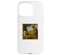Jesus and Nathanael Under Fig Tree John 1:48 Biblical Scene Case for iPhone 15 Pro Max