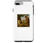Jesus and Nathanael Under Fig Tree John 1:48 Biblical Scene Case for iPhone 7 Plus/8 Plus