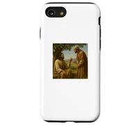 Jesus and Nathanael Under Fig Tree John 1:48 Biblical Scene Case for iPhone SE (2020) / 7/8