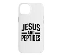 Jesus And Peptides Stack Fitness Biohacker Gym Science Bible Case for iPhone 14 Plus