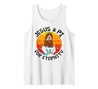 Jesus and Pi for Eternity, Christian Mathematician Funny Tank Top