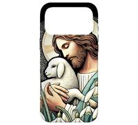 Jesus and the Lamb Easter Sunday he is Risen Illustration Case for iPhone 17 Pro Max