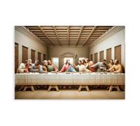Jesus And The Last Supper Poster, Jesus And His Disciples, Jesus Portrait, Christian Wall Art Unframe-style 16x24inch(40x60cm)
