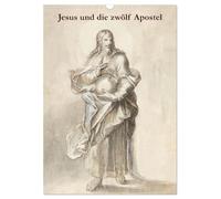Jesus and the twelve apostles UK-Version (Wall Calendar 2026 DIN A3 Portrait), CALVENDO 12 Month Wall Calendar