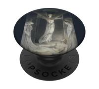Jesus & Angels in Burial Tomb Painting William Blake 1808 PopSockets Adhesive PopGrip