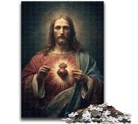 Jesus Art 1000 Piece Jigsaw Puzzle for Adults And Teenagers,Learning Educational Toy for Is Ideal As A Gift for The Whole Family (50x75cm)