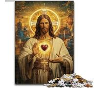 Jesus Art 1000 Piece Jigsaw Puzzles for Adults, Challenging Game Gifts for Is Ideal As A Gift for The Whole Family (26x38cm)