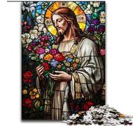 Jesus Art 1000 Piece Jigsaw Puzzles, for Age 14+ Game Wall Decoration Unique Gifts for Birthday And Christmas (26x38cm)