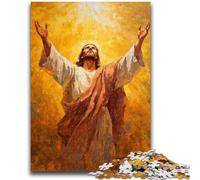Jesus Art 1000 Piece Jigsaw Puzzles for Teenagers, Pattern Assembly Deal As Gifts for The Whole Family Suitable for And 14 26x38cm