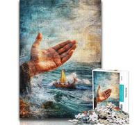 Jesus Art 1000 Pieces Jigsaw Puzzles for Adults And Teens,Educational Games Wall Decoration Unique Birthday And Xmas Gifts 38x26cm