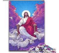 Jesus Art 2000 Piece Jigsaw Puzzles for Adults & Teens, for Age 14+ Home Art Decor Family Games Christmas Birthday Gifts (70x100cm)