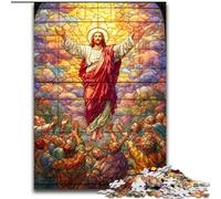 Jesus Art Jigsaw Puzzles for Adults 1000 Pieces, Brain Intelligence Challenge Addictive Toys Birthday Gifts for Age 14+ (50x75cm)