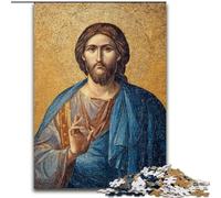 Jesus Art JigsawPuzzle 1000 Pieces for Adults, Educational Stress Relief Toy for Is Ideal As A Gift for The Whole Family (26x38cm)