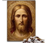Jesus Art Puzzles for Adults 1000 Pieces, Pattern Assembly Fun at Home Activities, Birthday Present,Travel Gifts (50x75cm)