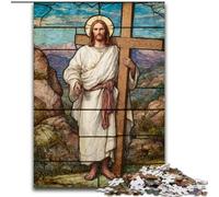 Jesus Art Puzzles for Teenagers 1000 Pieces, Pattern Assembly Deal As Gifts for The Whole Family Suitable for And 14 (50x75cm)