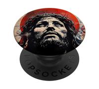 Jesus Art Thorn Crown PopSockets Adhesive PopGrip