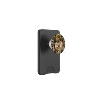 Jesus as Good Shepherd Holding Gentle Lamb PopSockets PopWallet for MagSafe