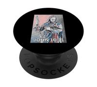 Jesus as the Good Shepherd | INSPIRATIONAL CHRISTIAN PAINT PopSockets Adhesive PopGrip