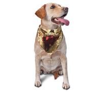 Jesus Ascended To The Rose Printed Graphic Pet Triangle Scarf For Dogs & Cats, Adjustable Cute Pet Bandana For & Photo Shoots