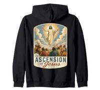 Jesus Ascension to Heaven Acts of the Apostles Catholic Zip Hoodie