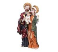 Jesus Baptism Statue Resin Religious Figurine for Prayer Corner Decor | Timeless Design Keepsake, Portable Size for Mantel Shelves, Church Staff and Christian Gift Givers